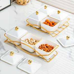 IStapromo Regalos: Bandeja de Lujo para Frutas y Aperitivos, Plato para Frutos Secos para Sala de Estar, Caja de Almacenamiento de Nueces para el Hogar, Ideal para Bodas - Product Image 2