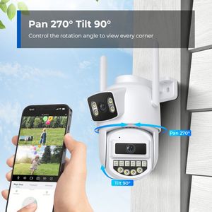 Cámara PTZ de Vigilancia <span class=keywords><strong>con</strong></span> Alcance IR de 500M, 5 MP, Tuya, 16 MP, V360, Taxi Hiki <span class=keywords><strong>Chat</strong></span> MG 2013, Cámara Oculta Inalámbrica - Product Image 3