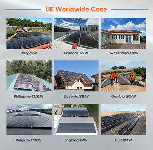 Sistema de Energía Solar Híbrido de 8/10/20kW para Uso Doméstico, Monofásico/Trifásico, 230V, con Batería LiFePO4 de Bajo Voltaje de 51.2V, Kit Completo - Product Image 6