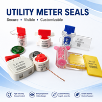 Sceau en plastique pour compteurs utilitaires, numéro séquentiel, anti-effraction, pour compteurs d'eau, de gaz et d'énergie