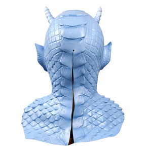 Máscara Facial Completa de <span class=keywords><strong>Diablo</strong></span>, Señor de los Horrores, Demonio Azul, Guantes de Látex de Belial, Divertidos y Aterradoras para Navidad, <span class=keywords><strong>Halloween</strong></span>, Carnaval y Fiestas - Product Image 6