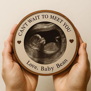 बेबी स्कैन फोटो फ्रेम वीडियो लकड़ी के सोमोग्राम फोटो कैडरल बेबी स्कैन फोटो फ्रेम - Product Image 2