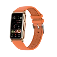 מכירה לוהטת מלא מגע Smartwatch טמפרטורה חכם שעון עם ניטור קצב לב עמיד למים חכם שעון