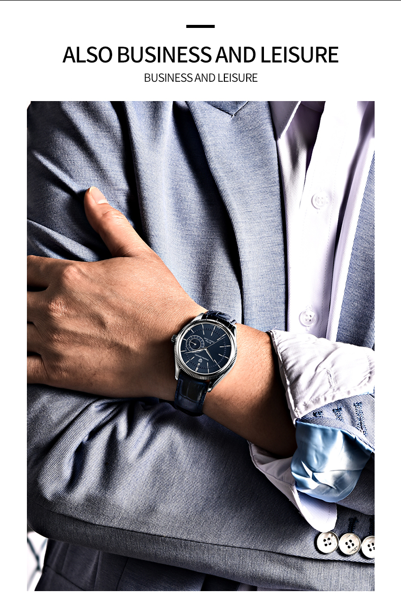 PAGANI DESIGN Top Brand Men Quartz Wristwatches Fashion Sapphire Glass Business Watches Waterproof Genuine Leather Watches