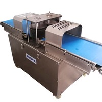 Nouvelle machine à découper la viande congelée à haute efficacité, trancheuse à viande de bœuf, lame en acier inoxydable, épaisseur réglable, motorisée automatique