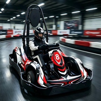 Kart électrique haute puissance à transmission directe, voiture de course à grande vitesse pour drift, usage commercial pour parcs d'attractions, enfants et adultes