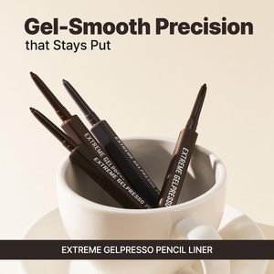 Crayon Eyeliner Clio Extreme Gelpresso Noir Brun Imperméable Longue Tenue Anti-Bavures Maquillage des Yeux - Product Image 2