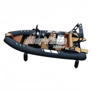 Bateau pneumatique semi-rigide <span class=keywords><strong>de</strong></span> pêche Orca Hypalon 580 <span class=keywords><strong>de</strong></span> 20 pieds en aluminium, best-seller, avec table à manger en ABS - Product Image 6