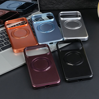 Coque de téléphone magnétique avec support pour iPhone 18 17 16 15 Pro Max, PC mat dépoli, compatible charge sans fil, anti-traces de doigts, rotation 360°