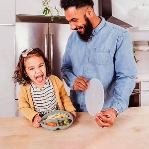 ชามอาหารสุนัขแบบพกพาอเนกประสงค์สำหรับกลางแจ้งแผ่นซิลิโคนพร้อมฝาปิดสำหรับสัตว์เลี้ยงไอคอนที่คล้ายกัน - Product Image 4