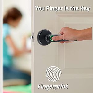 Tuya Fingerprint Door <strong>Lock</strong> Smart <strong>Digital</strong> <strong>Lock</strong> Keyless Entry Knob on Keyboardsmart Room Door <strong>Lock</strong> - Product Image 2