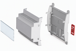 Bloque de Terminales para Medidor de Energía Inteligente, Módulo de Control Industrial PLC, Carcasa para PC, Clasificación IP55, Color Gris Claro, ISO9001 - Product Image 2