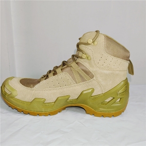 TSB08 Stock Wholesales Customized <b>Hiking</b> <b>Boots</b> Khaki Green Black Camouflage Customized Sued Cow Leather <b>Hiking</b> Shoes - Product Image 4