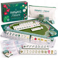Mahjong Amerika Modern Mewah Desain Bunga Segar Asal Guangdong Pengalaman Produksi 15 Tahun Termasuk Tas Pembawa