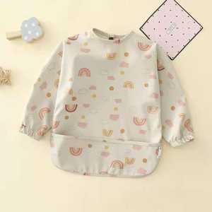 <span class=keywords><strong>Tablier</strong></span> en <span class=keywords><strong>plastique</strong></span> souple de haute qualité pour bébé de 2 à 4 ans pour manger des enfants - Product Image 6