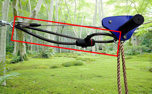 CTSC Family 30m Backyard Zip Line Kit CE RoHS Certificado con Flying Fox Parent Lock Tree Protector Asiento Protector de freno de mano - Product Image 4