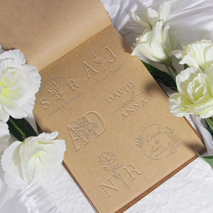 Sobres de Papel con Monograma Personalizado para Boda, Regalo para Despedida de Soltera, Tarjetas de Invitación de 5x7 - Product Image 5