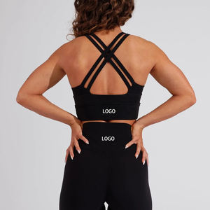 2025 señoras niñas Yoga entrenamiento Crop Top personalizado gimnasio Fitness secado rápido calidad alto impacto Yoga Sujetador deportivo para Womoe - Product Image 5