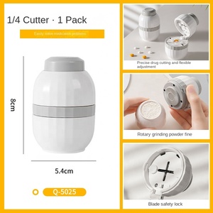 Wholesale Medibox Portable PP Medicine Cutter One-to-Quarter <b>Tablet</b> Artifact Plastic Sub-Packaging with Convenient Packaging - Product Image 3