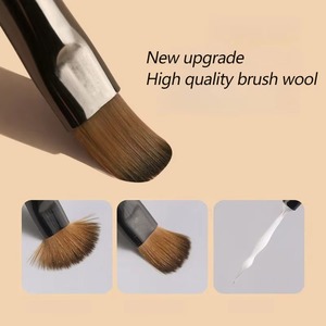 Simple Nail Enhancement <b>Brush</b> Acrylic Handle Painting Drawing Flower Pen Edge Hook Uv Gel Nail <b>Brush</b> Nail Art Tools - Product Image 3