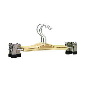 Bán Sỉ Cửa Hàng Quần Áo Móc Treo Quần Bằng Gỗ Nhiều Lớp Giá Treo Quần Áo Gia Dụng Chống Trượt Móc Treo Bằng Gỗ Có Kẹp - Product Image 2