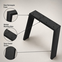 Pieds de table en acier de haute qualité pour table à manger