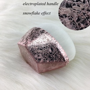 ขนแปรงสังเคราะห์สีจำนวนมาก,ขนแปรงขนาดใหญ่เก็บถาวรแปรงสีโรสโกลด์ - Product Image 6