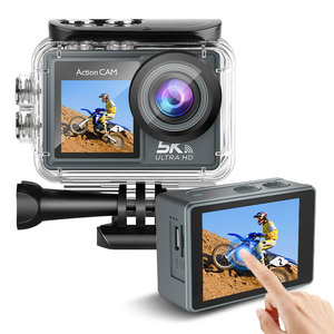<span class=keywords><strong>Cam</strong></span>éra d'<span class=keywords><strong>action</strong></span> étanche M40R 5K 50MP 100ft avec double écran tactile, télécommande WiFi, <span class=keywords><strong>zoom</strong></span> numérique 5X, 170° °   Large - Product Image 4