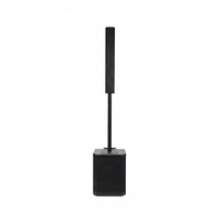 Enceinte colonne amplifiée tout-en-un avec subwoofer 15 pouces en contreplaqué, modèle exclusif, enceinte DJ classe D pour lieux moyens à grands, vente en gros