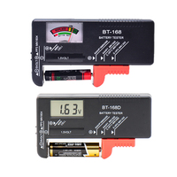 Testeur de batterie numérique BT-168/BT-168D pour AA, AAA, 9V, mini batterie cellulaire