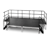 Petite scène mobile pliable et portable pour église, concert en plein air, plateforme de scène mobile en aluminium pour événements