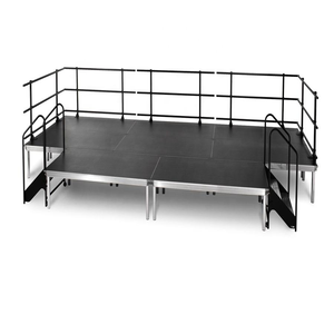 Small Folding Movable Portable <b>Stage</b> Mobile <b>Stage</b> for Church Outdoor Concert Aluminum Mobile Event Staging <b>Platform</b> - Product Image 4