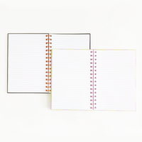 Carnet à spirale en papier d'art de haute qualité avec logo personnalisé, vente en gros, format A4 A5, journal à reliure spirale, cadeau d'entreprise, fourniture en vrac, personnalisé