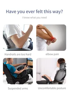 Adatto per alleviare il dolore del braccio posizione fissa cuscino per bracciolo in gel di raffreddamento per sedia a rotelle a figura intera