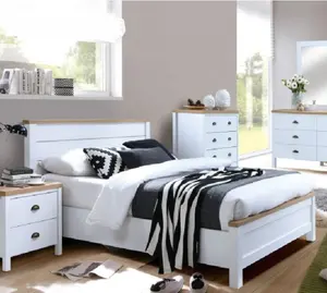 Big Italian moderne Wood Beds möbel lagerung schubladen volle extra königin könig Bedroom Sets