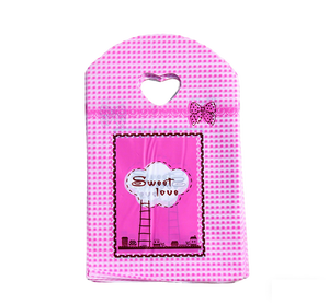 Bolsa de Compras HOYO de 13 x 21 cm (5.1 x 8.3 Pulgadas) con Diseño Chic Parisino de Torre Eiffel, Estampado de Lunares Rosas, Estilo Vintage para Boutique de Moda - Product Image 4