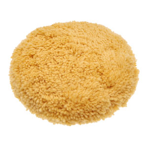 Tappetino lucidante in lana biadesivo giallo da 8 pollici 200mm 5/8-11 filo tampone per lucidatura in morbida lana per finitura superficiale Funiture della carrozzeria - Product Image 1
