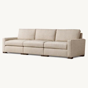 Meubles de salon pour maison moderne Ensemble de canapés modulaires en tissu pour 6 à 7 places Canapé sectionnel en forme de U