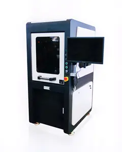 New design Fiber Laser Marking Engraving Machine with safety cover