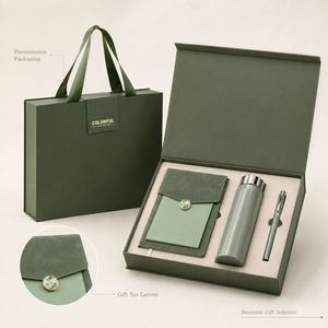 Juego de Regalo Empresarial de Lujo: Libreta, Agenda, Termo - Productos Promocionales de Oficina para Navidad, Halloween, Día del Padre, Empleados - Product Image 1