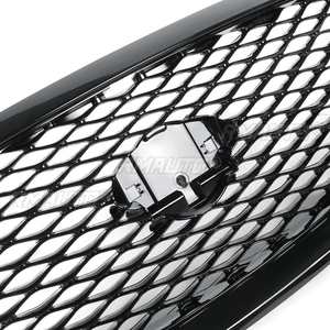 Q50 Q50S Car Front Bumper Center Grille <b>Mesh</b> <b>Grill</b> Replacement <b>for</b> Infiniti Q50 Q50S 2014-2022 Racing <b>Grills</b> Auto Exterior Parts - Product Image 4