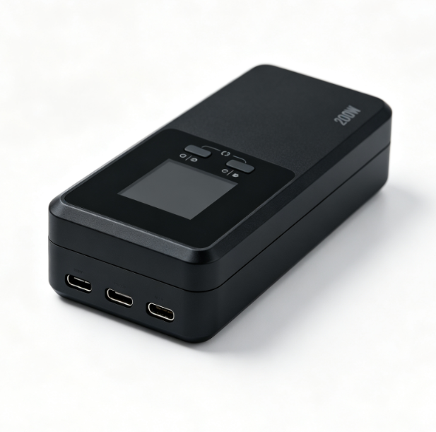 LKTOP 200W Three Way Smart Charger 3 Battery Parallel Charging for Mavic 4 Pro Drone Replacement Accessories