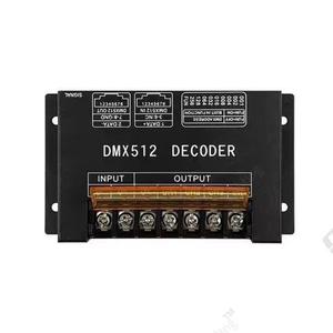 RGBW DMX512 <strong>Controller</strong> 12-24V 8A/CH <strong>4</strong> Channels RGB RGBW <strong>Decoder</strong> Black Steel Case LED <strong>DMX</strong> <strong>Controller</strong> - Product Image 2