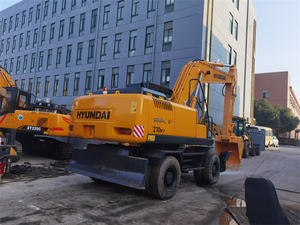 Excavadora HYUNDAI 210W-7 de segunda mano Original de Corea del Sur Potente Enginelow Precio bajo Excavadora de ruedas Hyundai 210w-7 usada - Product Image 2