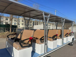 Renqi Vehículo Eléctrico Personalizado de 23 Asientos con Techo Abierto, Motor AC de 72V/11kw, Autobús Turístico para Viajes y Visitas Turísticas - Product Image 4