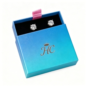 Fashion Jewelry Drawer Case Ribbon Puller Custom Color Earring Box High Volume Jewelry Packaging Manufacturer OEM Accepted - Product Image 6