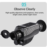 Prix d'usine, vente chaude, monoculaire de vision nocturne optique 1080P DT18 8X, portée 0,5M-1000M, télescope IR pour la chasse