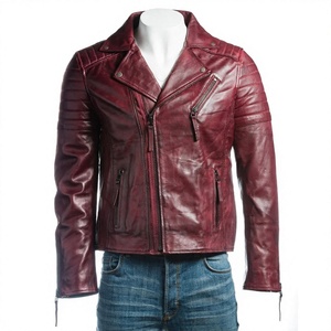 Men's Leather <b>Jacket</b> With Thickened Fleece <b>Jacket</b> Business Leisure Warm Top Autumn Winter <b>Black</b> Brown - Product Image 2