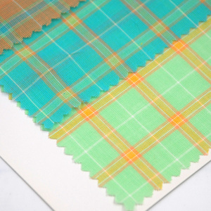 Bán Buôn Bông Nhỏ Màu Sắc Tươi Sáng Kiểm Tra 100% Sọc Sợi Nhuộm Suiting Trẻ Em Áo Sơ Mi Kiểm Tra Vải - Product Image 5