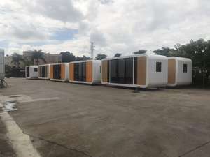 Suite portátil de contenedores de lujo para Hoteles de 5 estrellas Sistema de bloqueo inteligente de alojamiento móvil prefabricado a prueba de agua para Resorts Airbnb - Product Image 3